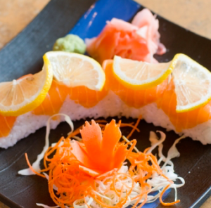 sushi salmone e limone