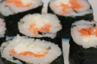 sushi affumicato salmone