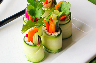 zucchini sushi roll