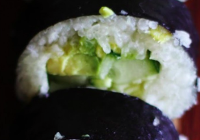 sushi vegano avocado zenzero